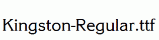 Kingston-Regular.ttf