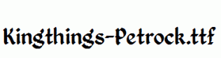 Kingthings-Petrock.ttf