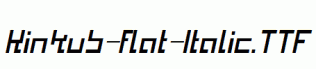Kinkub-flat-Italic.ttf