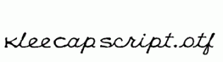 KleeCapScript.otf