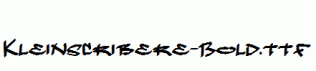 Kleinscribere-Bold.ttf