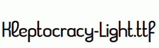 Kleptocracy-Light.ttf