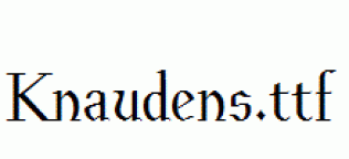 Knaudens.ttf