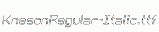 KneeonRegular-Italic.ttf