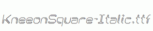 KneeonSquare-Italic.ttf