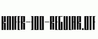 Knifer-300-Regular.otf