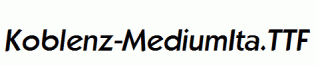 Koblenz-MediumIta.ttf