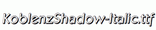 KoblenzShadow-Italic.ttf