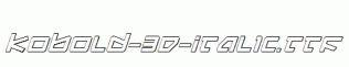 Kobold-3D-Italic.ttf