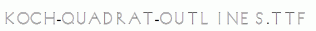 Koch-Quadrat-Outlines.ttf