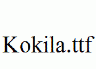 Kokila.ttf