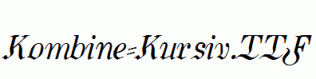 Kombine-Kursiv.ttf