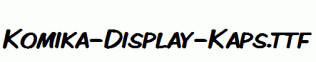 Komika-Display-Kaps.ttf