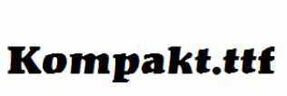 Kompakt.ttf