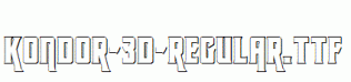 Kondor-3D-Regular.ttf
