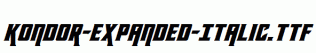 Kondor-Expanded-Italic.ttf