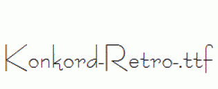 Konkord-Retro-.ttf