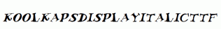 KoolKapsDisplay-Italic.ttf
