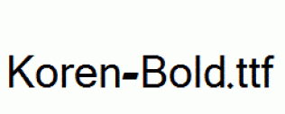 Koren-Bold.ttf