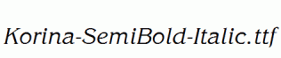 Korina-SemiBold-Italic.ttf