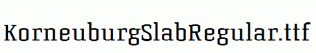 KorneuburgSlabRegular.ttf