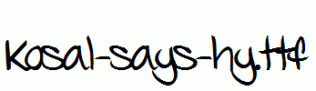 Kosal-says-hy.ttf