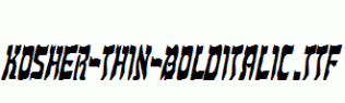 Kosher-Thin-BoldItalic.ttf
