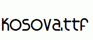 Kosova.ttf
