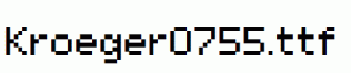 Kroeger0755.ttf