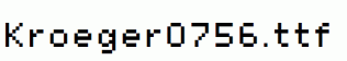 Kroeger0756.ttf