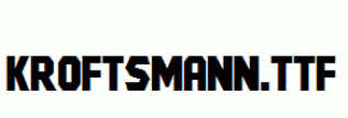 Kroftsmann.ttf