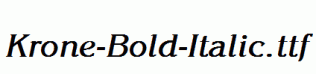 Krone-Bold-Italic.ttf