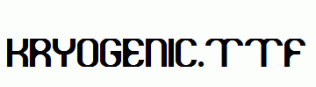 Kryogenic.ttf