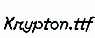 Krypton.ttf