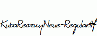 KubaRecznyNeue-Regular.ttf