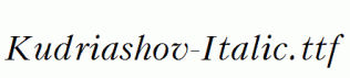 Kudriashov-Italic.ttf