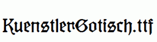 KuenstlerGotisch.ttf