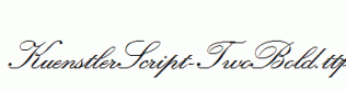 KuenstlerScript-TwoBold.ttf