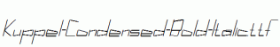 Kuppel-Condensed-Bold-Italic.ttf