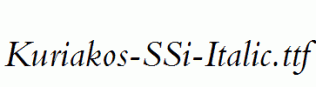 Kuriakos-SSi-Italic.ttf