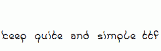 keep-quite-and-simple.ttf