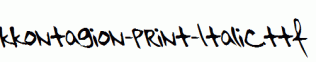kkontagion-print-Italic.ttf