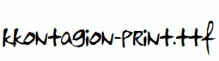 kkontagion-print.ttf
