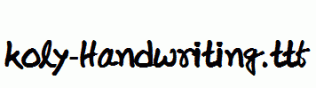 koly-Handwriting.ttf