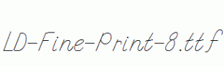 LD-Fine-Print-8.ttf