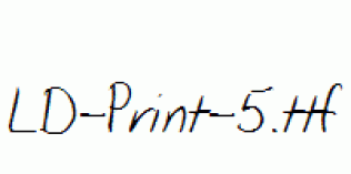 LD-Print-5.ttf