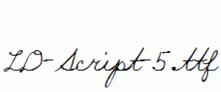 LD-Script-5.ttf