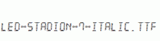 LED-Stadion-7-Italic.ttf