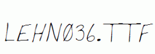 LEHN036.ttf