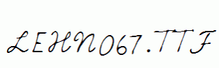 LEHN067.ttf